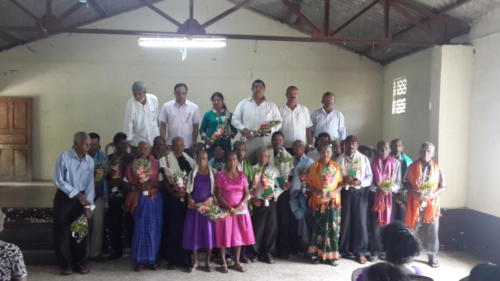 Honouring traditional farmers by Hon. MLA & VP Curtorim
