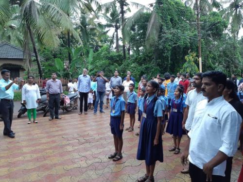 People's participation at Gram Sabha in Curtorim Village