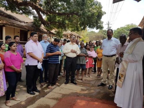 Renovation of Village Market Shed at Maina Curtorim by ZP South Goa for the welfare of local people