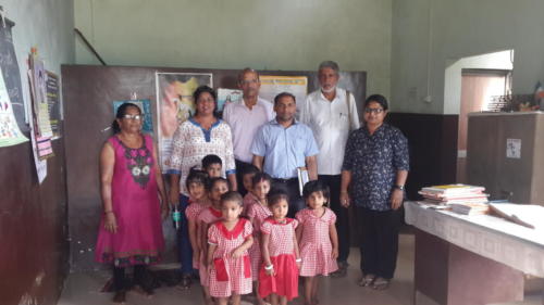 VDC Members visit to Anganwadi Centre at Bhati Sandiul