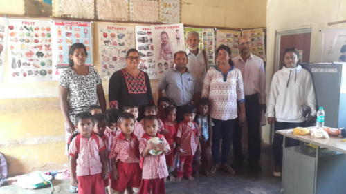 VDC Members visit to Anganwadi Centre at Combhat, Maina